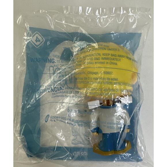 Fred Scooby-Doo McDonalds 2021 Happy Meal Toy #4 New - Picture 2 of 2